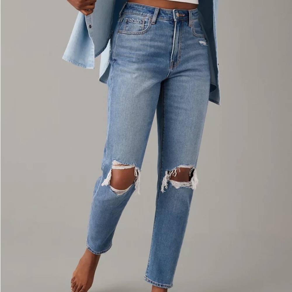 AE Ripped Mom Jean